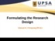 Lecture Research methods - Chapter 4: Formulating the research design