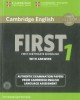 Ebook Cambridge English - First 1 certificate in English with answers : Part 2
