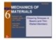 Lecture Mechanics of materials (Third edition) - Chapter 6: Shearing stresses in beams and thinwalled members