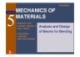 Lecture Mechanics of materials (Third edition) - Chapter 5: Analysis and design of beams for bending