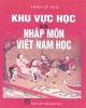 Ebook Khu vực học và nhập môn Việt Nam học: Phần 1