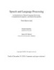 Ebook Speech and language processing: An introduction to natural language processing, computational linguistics, and speech recognition - Part 1 (Daniel Jurafsky, James H. Martin)