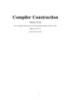 Ebook Compiler Construction: Part 1 - Niklaus Wirth