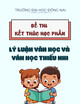 Đề thi học kì 3 kết thúc học phần Lý luận văn học và văn học thiếu nhi
