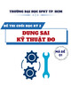 Đề thi cuối học kỳ 2 năm học 2018 – 2019 môn Dung sai - kỹ thuật đo (Mã đề 01)
