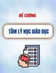 Đề cương Tâm lý học giáo dục